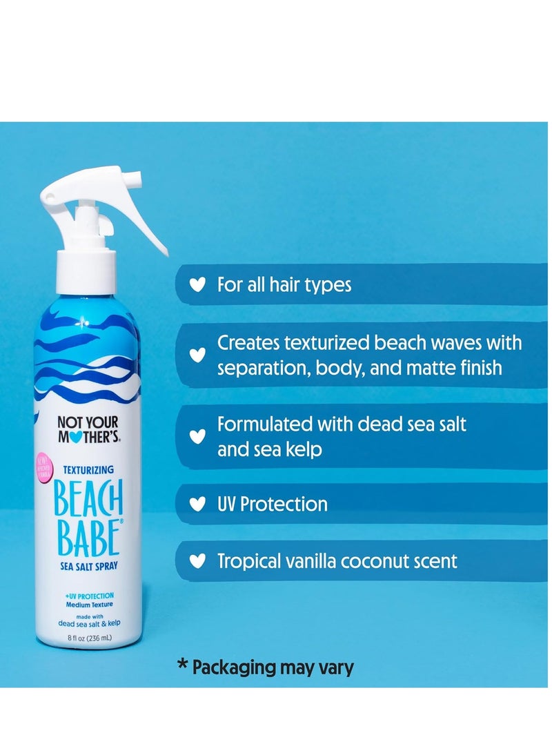 Not Your Mother's Beach Babe Sea Salt Spray (3-Pack) - 8 fl oz - Texturizing Spray for Tousled Hair - Add Texture and Grit to Hair with a Matte Finish