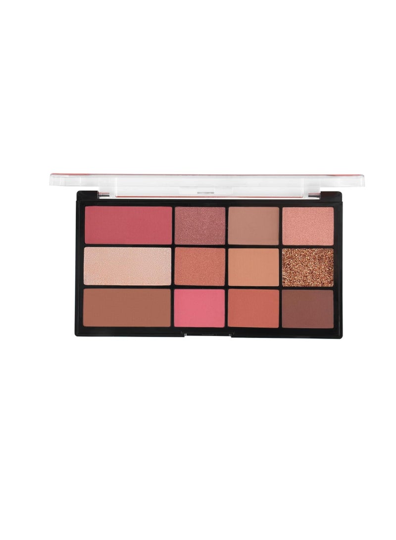 MARS All   Need Makeup And Eyeshadow Powder Kit  9 Eyeshadows With Blusher Bronzer And Highlighter   Matte Long Lasting  and Highly Pigmented 21.5 G Multicolor 01