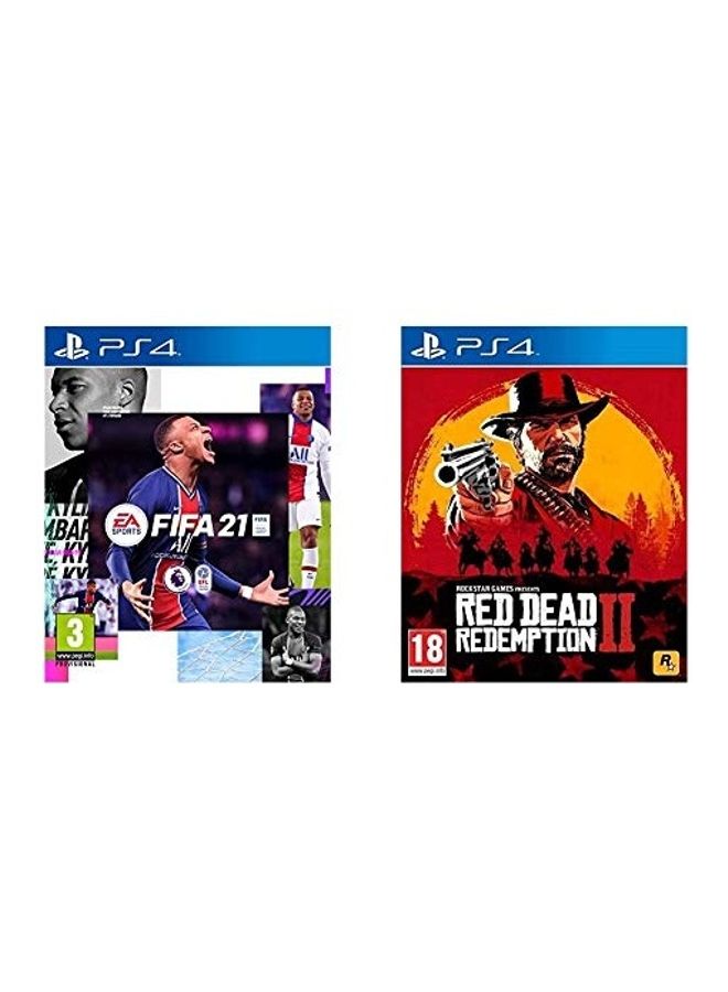 FIFA 21 Standard Edition + Red Dead Redemption II - playstation_4_ps4