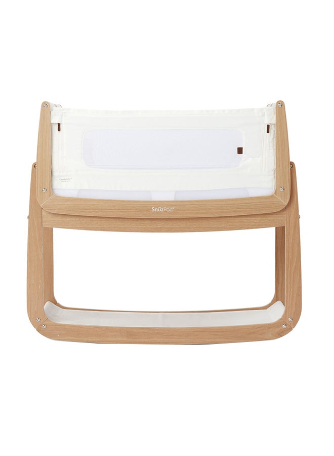 SnuzPod4 Bedside Crib The Natural Edit - Oak