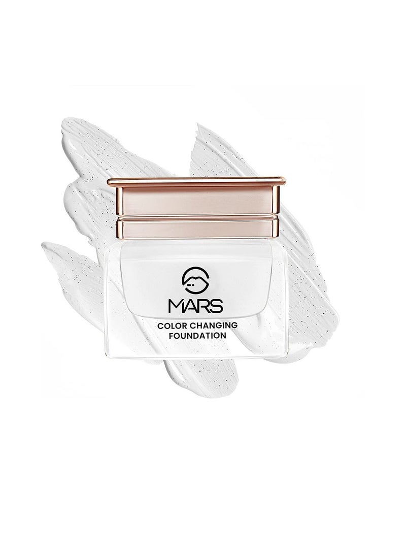 MARS Color Changing Water proof Satin Finish Liquid Foundation  White 20 ml