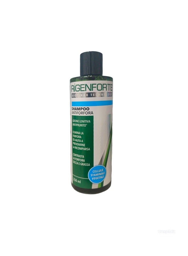 Rigenforte Biotinax Technology Anti-Dandruff Shampoo: Soothing Action for Scalp Comfort and Dandruff Elimination (250 ml)