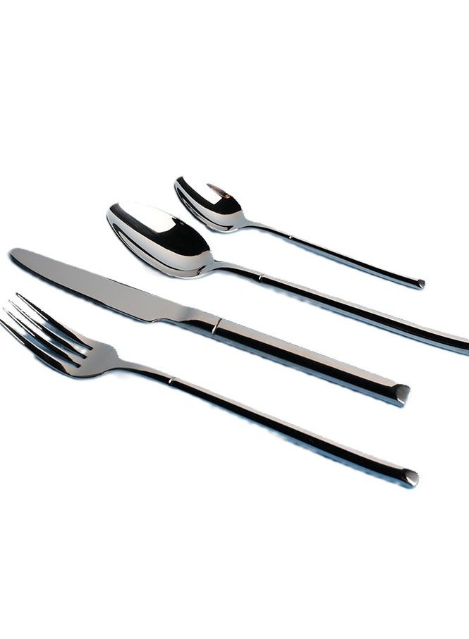 Stainless Gleam Cutlery Set, Stainless Steel Flatware Set, 18/10 Grade, Kitchen Utensils Set, Tableware Set For Home, Restaurants, Hotels and More