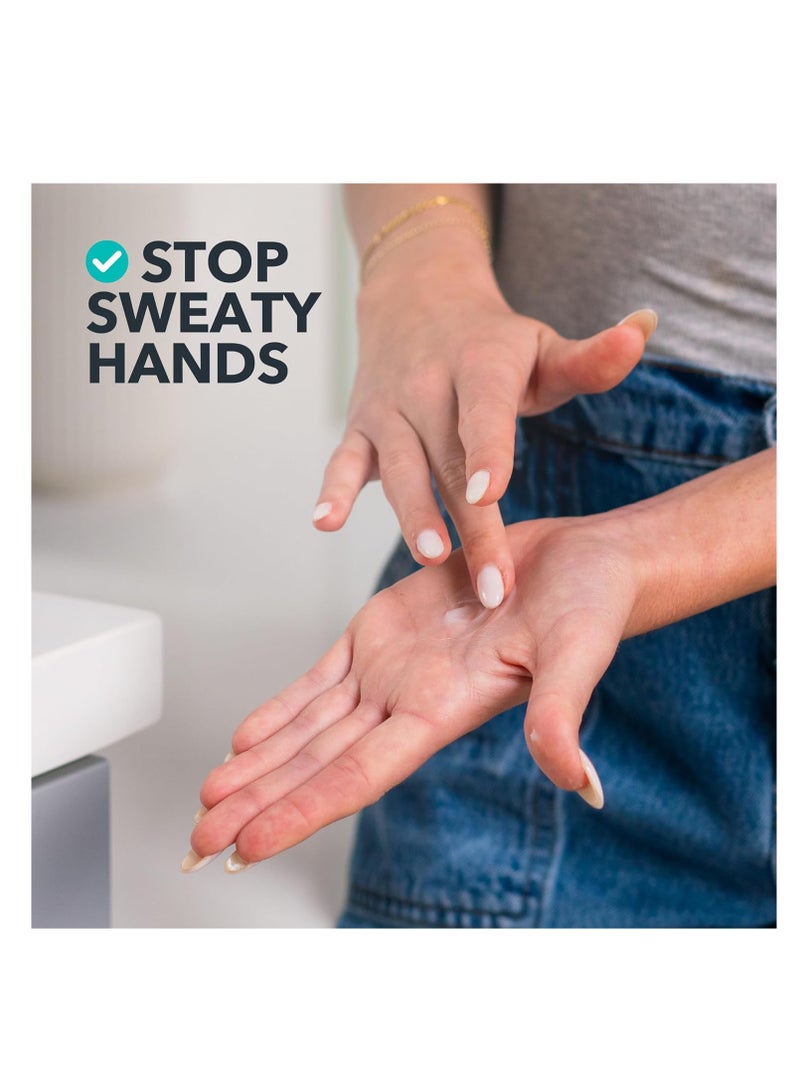 SweatBlock Antiperspirant Lotion for Hands & Feet - CLINICAL STRENGTH for Men & Women - Hyperhidrosis Aid to Stop Excessive Sweating - Reduces Foot Odor - Moisturizing w/ Aloe - Travel Size 1.69 fl oz