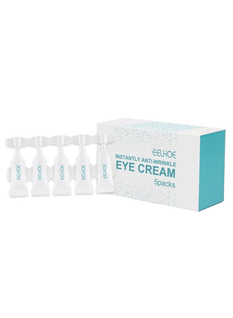 EELHOE Deep Care Fading Dark Circles and Fine Lines at the Corner of the Eyes Hydrating and Moisturizing Eye Cream 5pcs