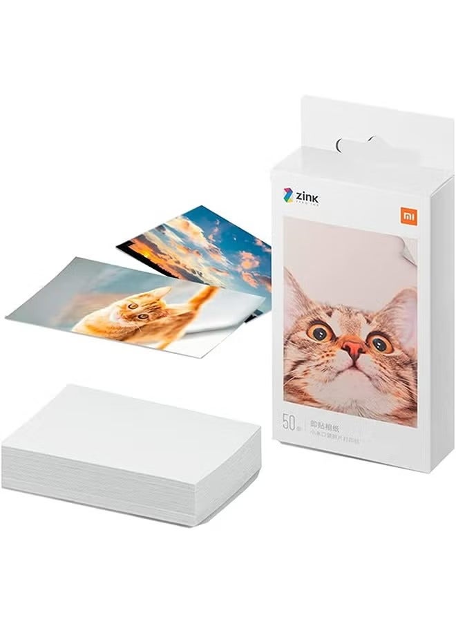 Xiaomi Photo Printer Photo Paper 50 Sheets, 3 Inch Photo Paper