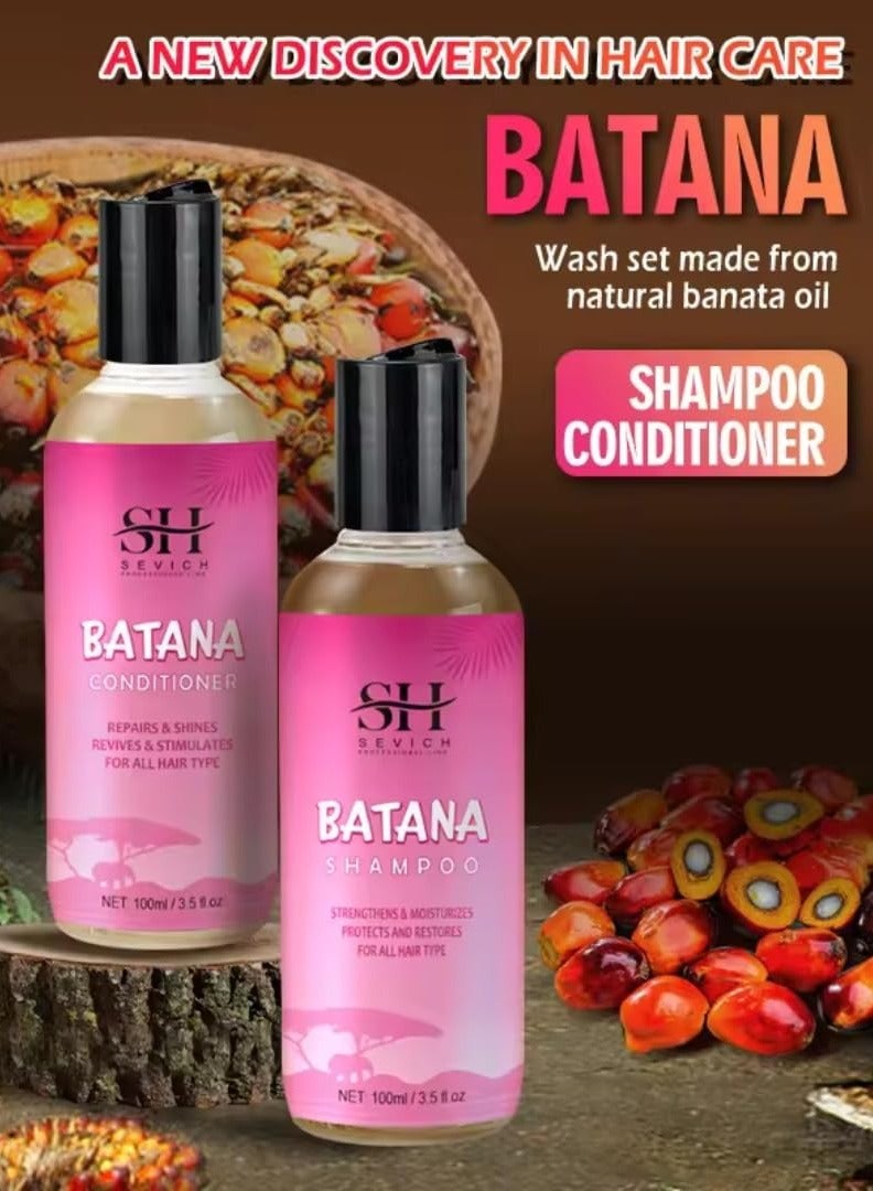 100ml Batana Oil Conditioner Natural 100% Raw Batana Oil Hair Care Conditioner Shines Revives Protects from Dryness Moisturizes Restores Hair and Repair Damaged Hair Conditioner