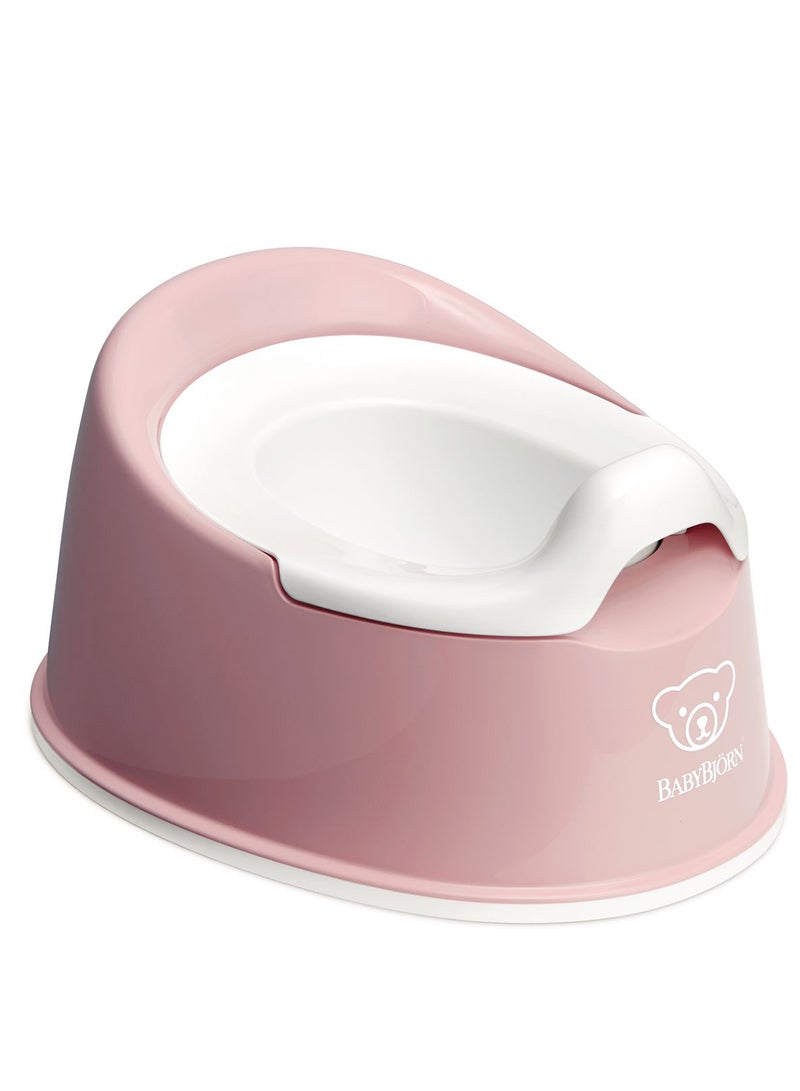 Baby Smart Potty Seat Powder Pink And White