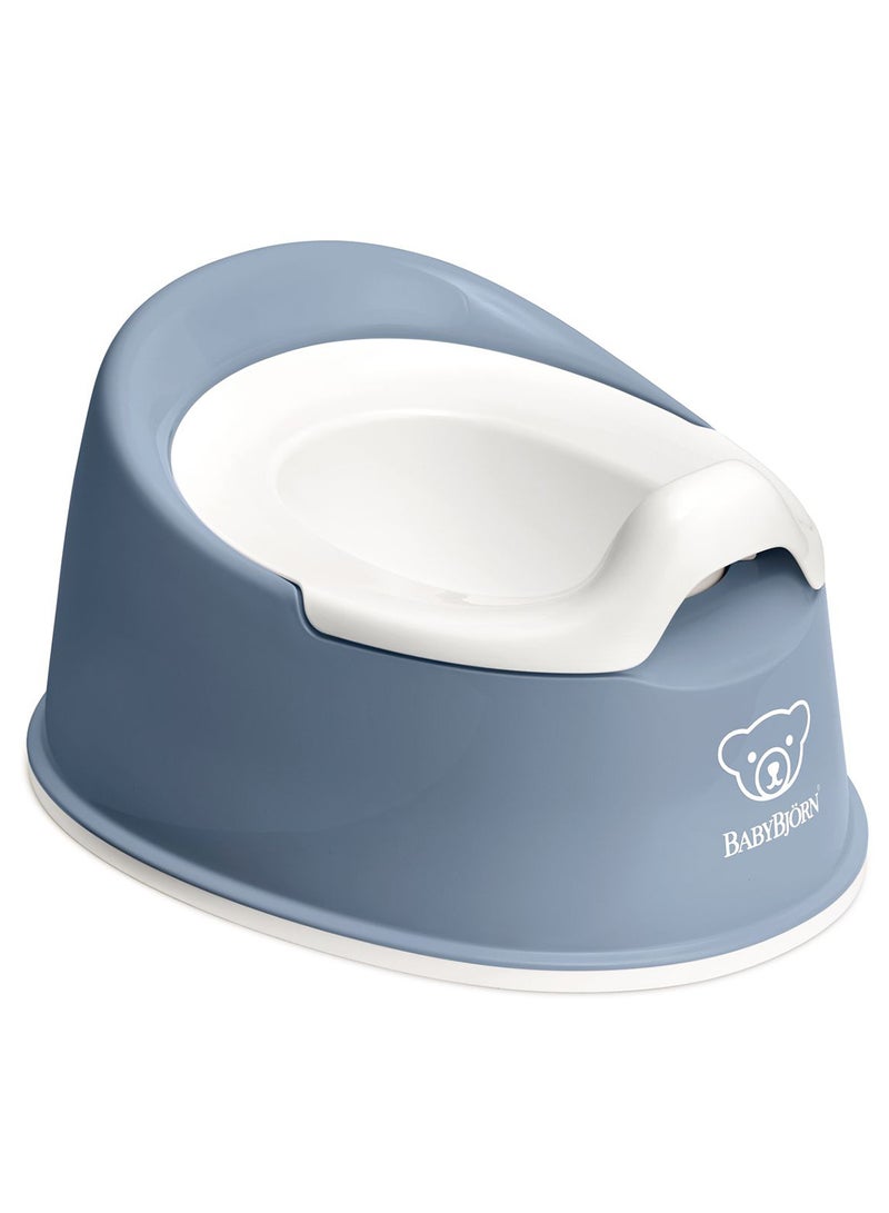 Baby Smart Potty Seat - Deep Blue And White