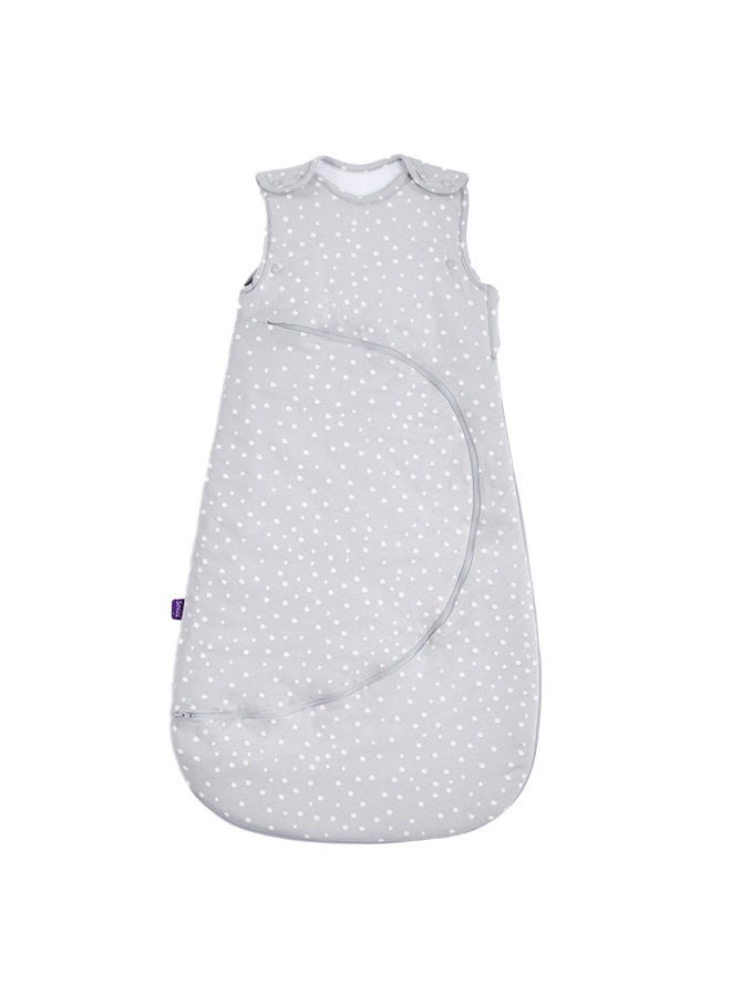 Pouch Sleeping Bag Fir Infant And Baby Clever Nappy Change Zip 100% Cotton For Temperatures If 21 - 23 Celsius Suitable From 0 To 6 Months Colour - White Maximum Baby Length 68 Cm