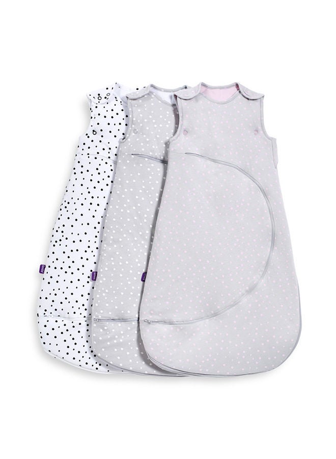 Pouch Sleeping Bag Fir Infant And Baby Clever Nappy Change Zip 100% Cotton For Temperatures If 21 - 23 Celsius Suitable From 0 To 6 Months Colour - White Maximum Baby Length 68 Cm
