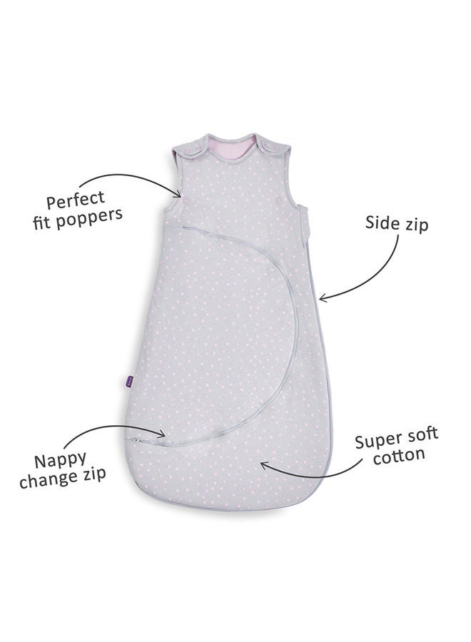 Pouch Baby Sleeping Bag With Zip For Easy Nappy Changing From 0-6 Months, 1.0 Tog