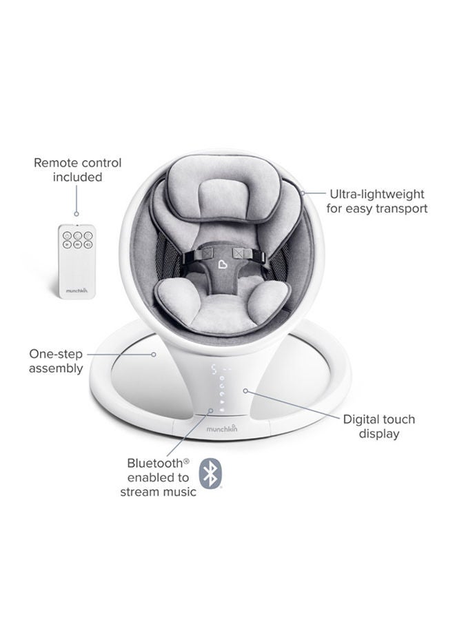 Bluetooth Enabled Lightweight Baby Swing