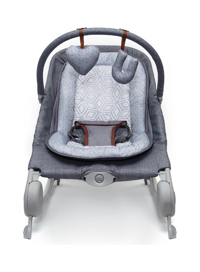 2 In 1 Convenient Portable Baby Bouncer And Rocker Duo From 0 - 6 Months