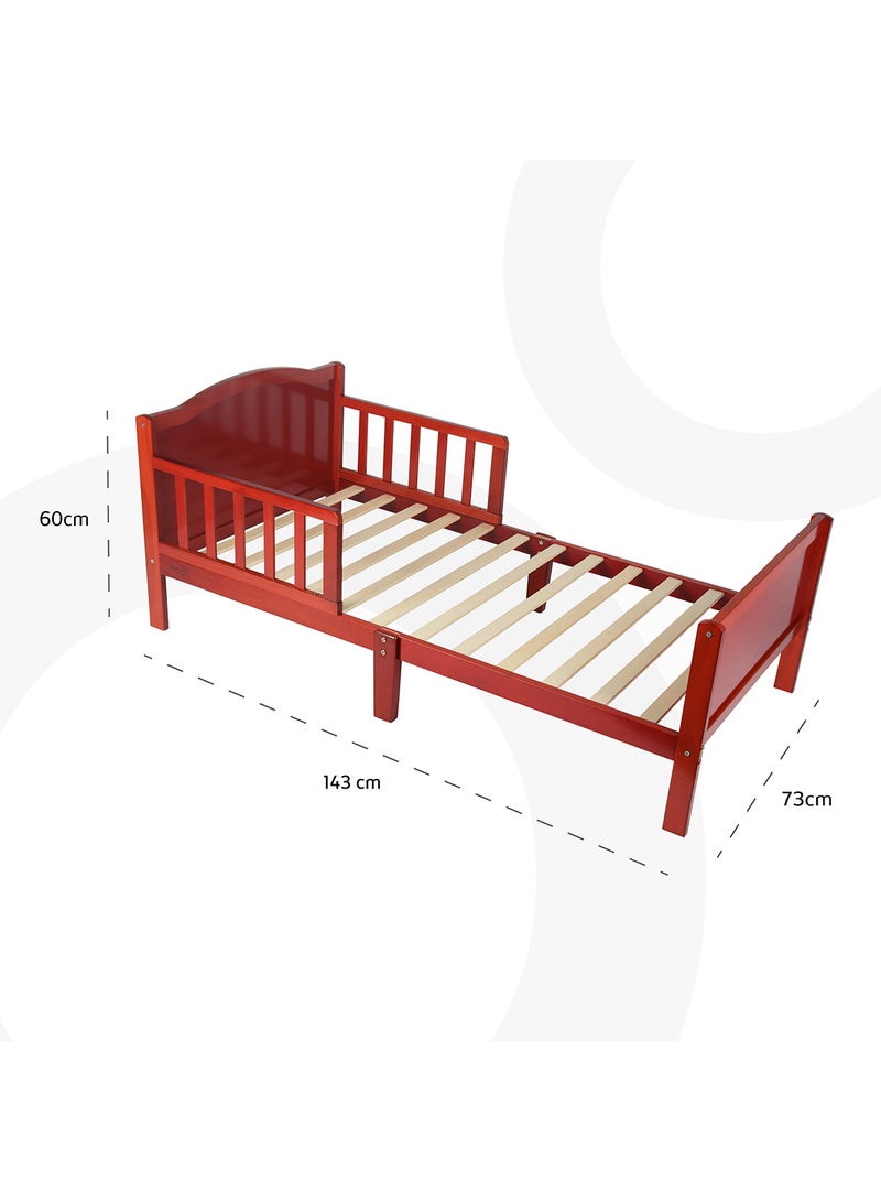 Wooden Toddler Bed 143x60x73 Cm 3 To 12 Years