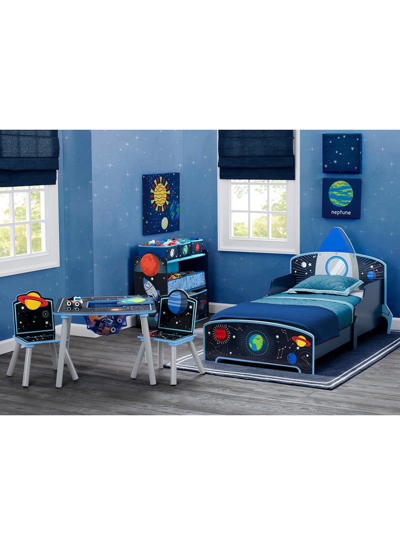 Space Adventures Rocket Ship Wood Toddler Bed