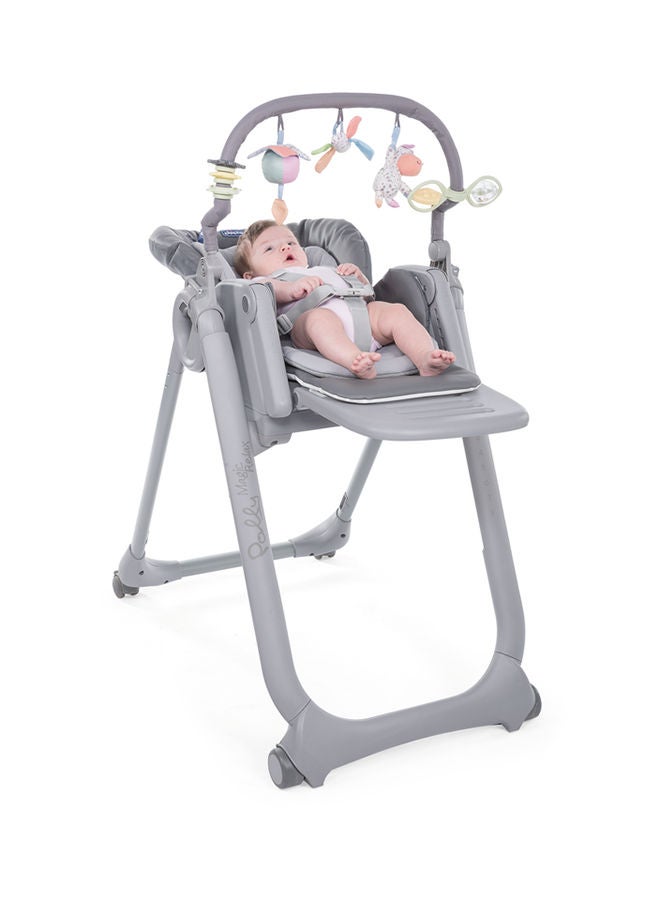 Polly Magic Relax Highchair 0M-3Y, Graphite