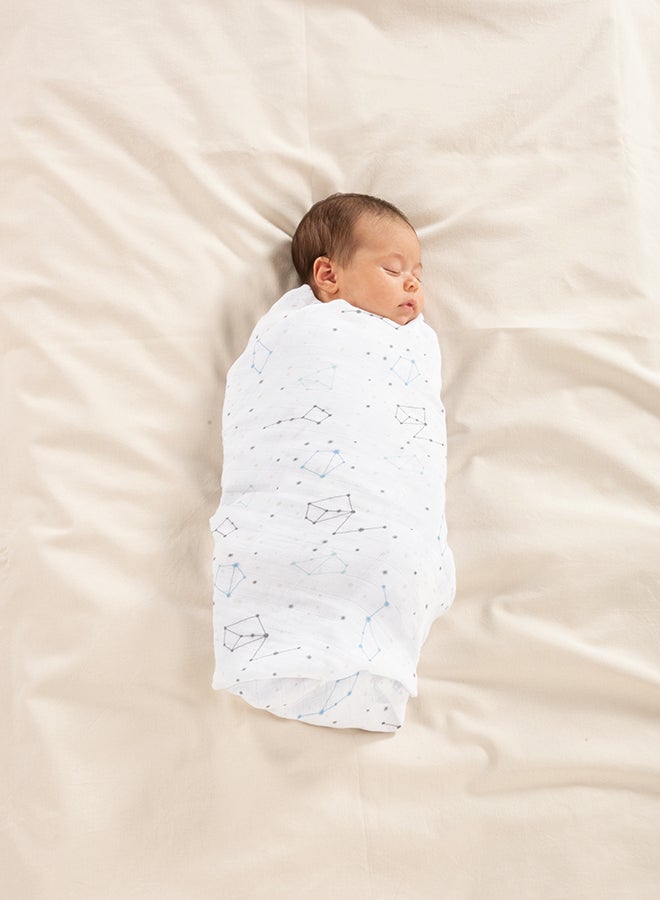 Swaddle Muslin, Pois & Zodiac