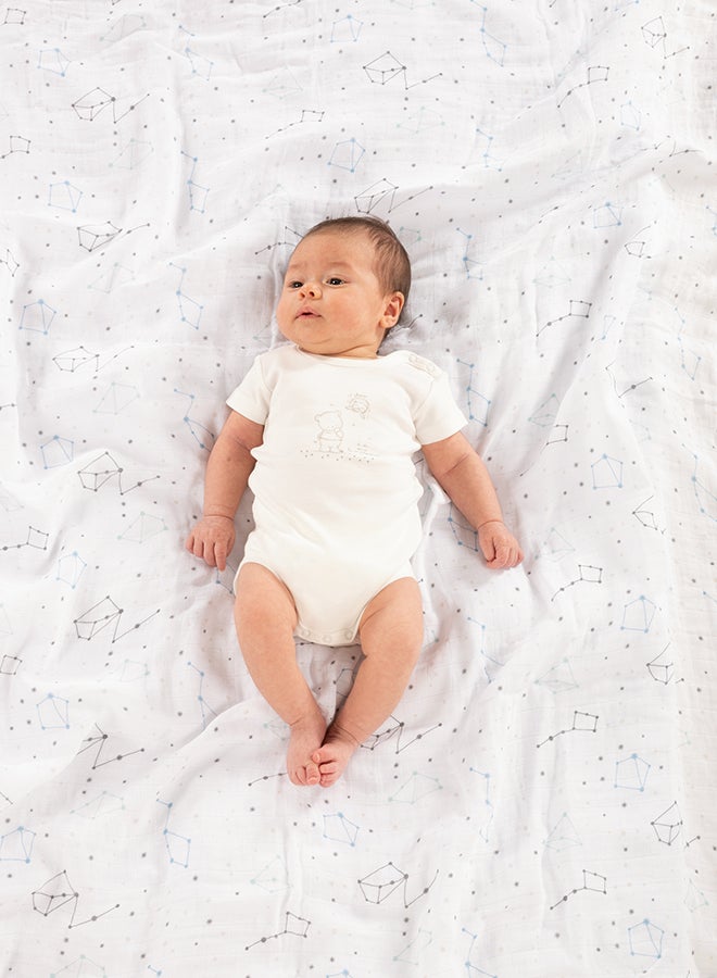 Swaddle Muslin, Pois & Zodiac