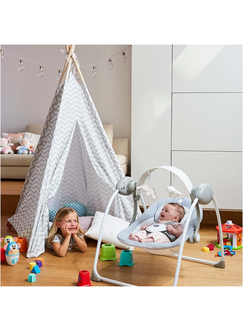 Swing Relax & Play 0-6M, Cool Grey