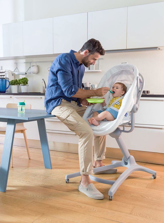 Baby Hug 4 In 1 Meal Kit (High Chair Tray + Terry Cloth Cover), Neutral