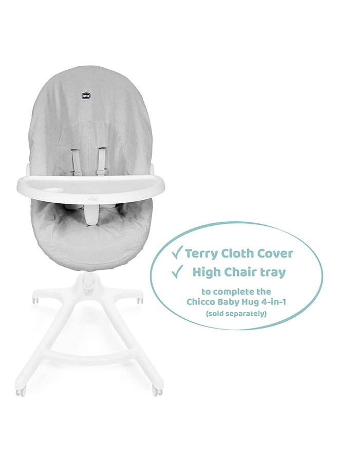 Baby Hug 4 In 1 Meal Kit (High Chair Tray + Terry Cloth Cover), Neutral