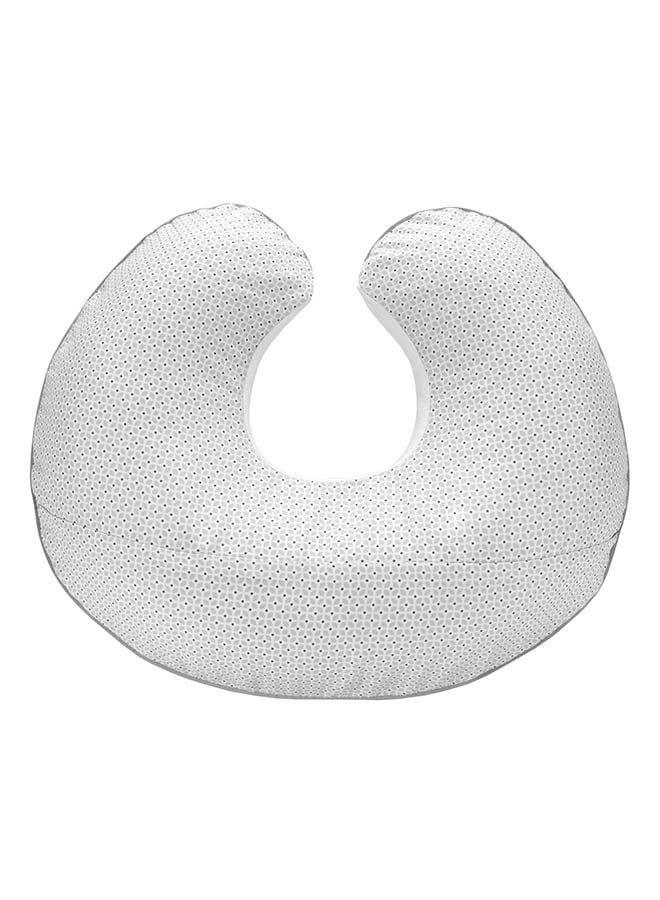 Boppy Pillow With Double-Side Slipcover Jersey 0-12M, Mod Geo