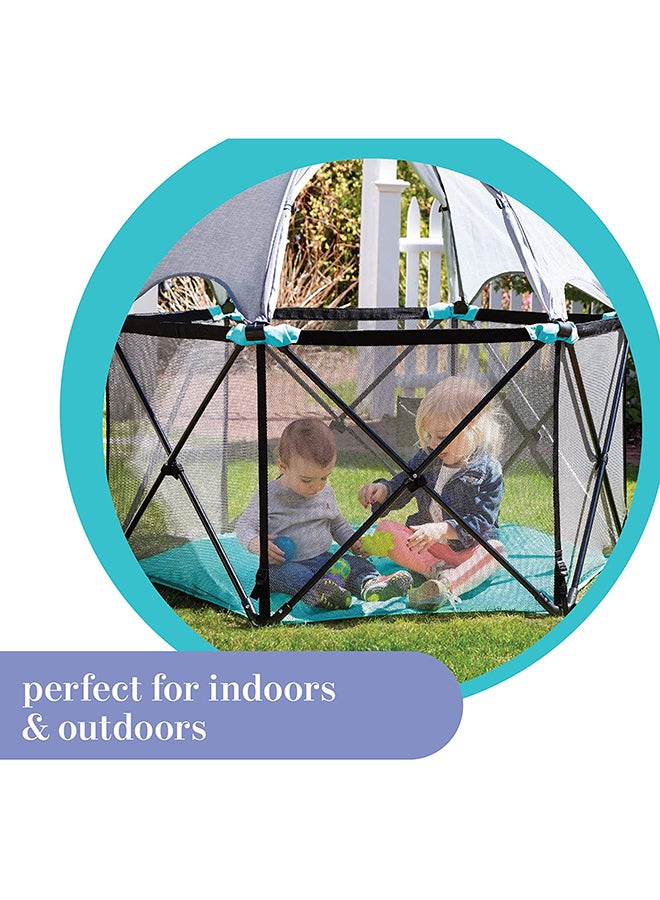 Pop N Play Deluxe Ultimate Yard - Grey/Blue/Black