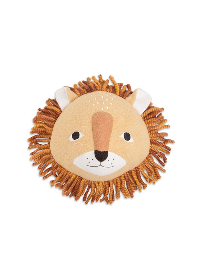 Lion Plush Head Wall Decor