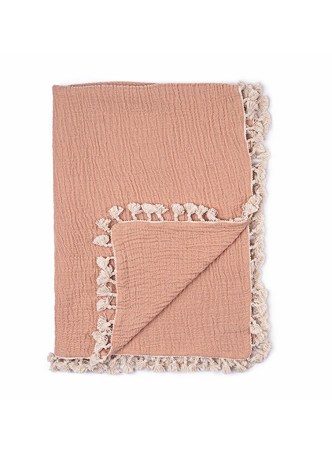 6 Layer Muslin Blanket Copper