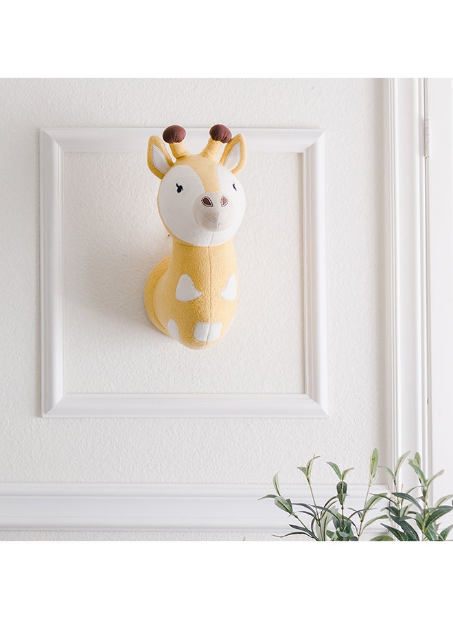 Giraffe Plush Head Wall Decor