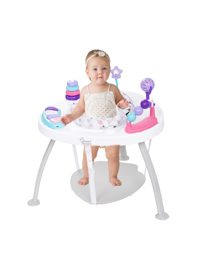 Smart Steps Bounce N’ Play 3-In-1 Activity Center - Harmony Pink