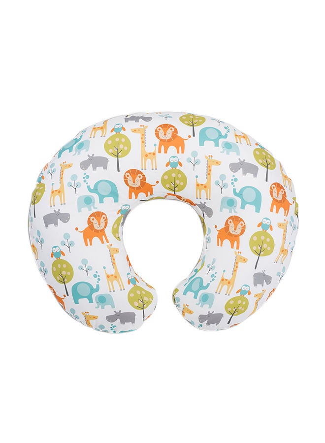 Boppy Pillow With Cotton Slipcover, 0+ Months ,Peaceful Jungle