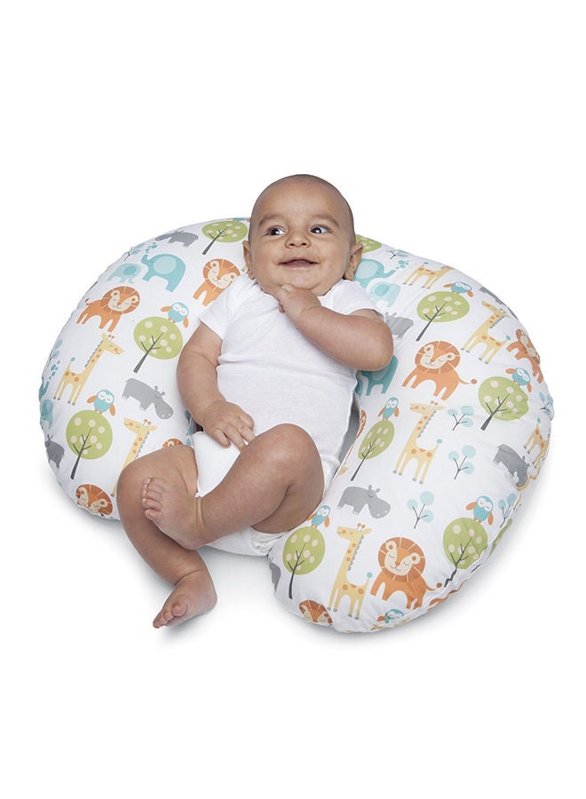 Boppy Pillow With Cotton Slipcover, 0+ Months ,Peaceful Jungle