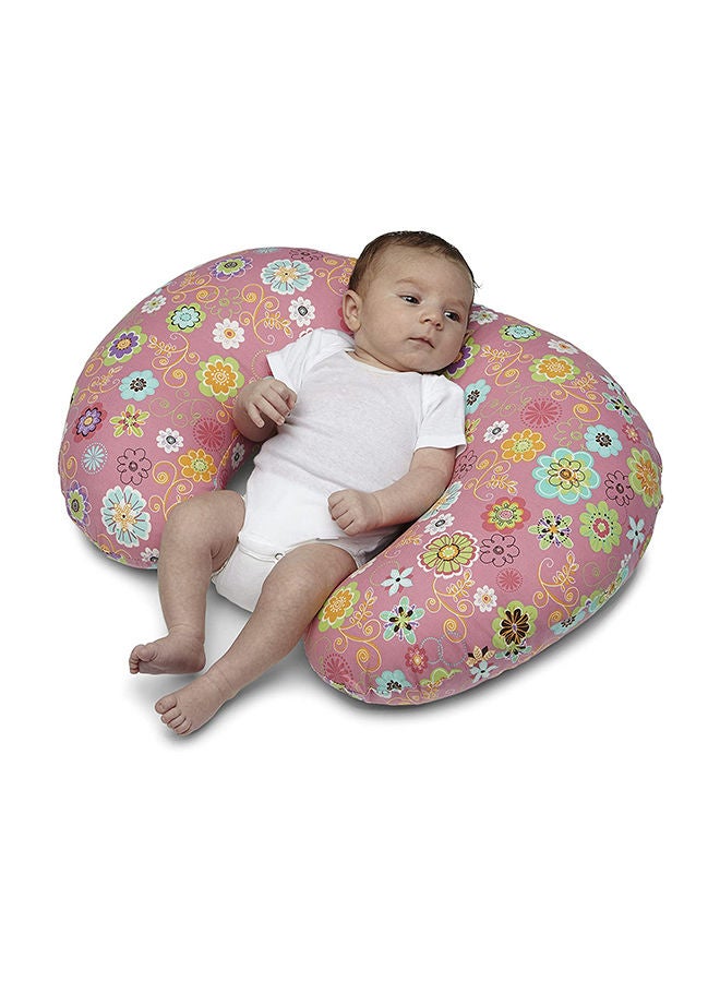 Boppy Original Nursing Pillow With Cotton Slipcover, 0+ Months, Wild Flowers