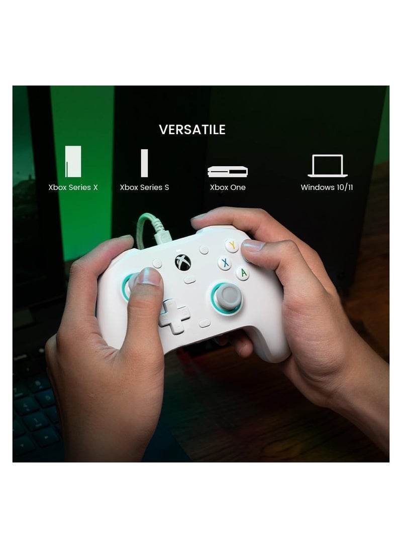 G7 SE Wired Controller for Xbox Series X|S, Xbox One & Windows 10/11, Plug and Play Gaming Gamepad with Hall Effect Joysticks/Hall Trigger, 3.5 mm Audio Jack