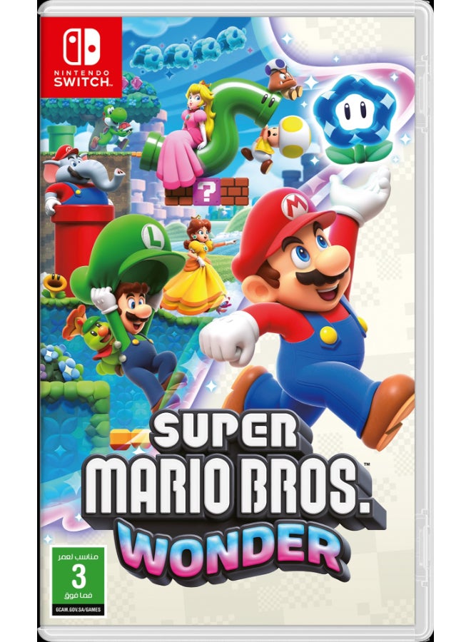 OLED WHITE WITH SUPER MARIO BROS: WONDER & DECTIVE PICKACHU RERURNS - Nintendo Switch