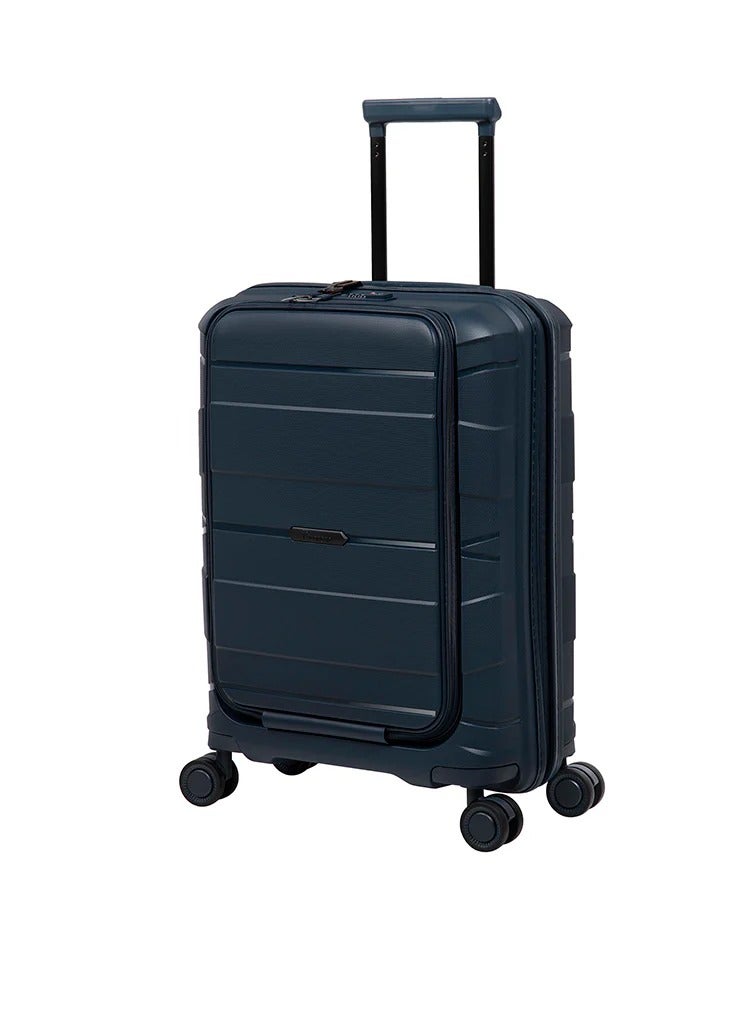it luggage Momentous, Unisex Polypropylene Material Hard Case Luggage, 8x360 degree Spinner Wheels, Expandable Trolley Bag, TSA Type lock, 15-2886-08, Size Cabin with Pocket, Color Tibetan Lan