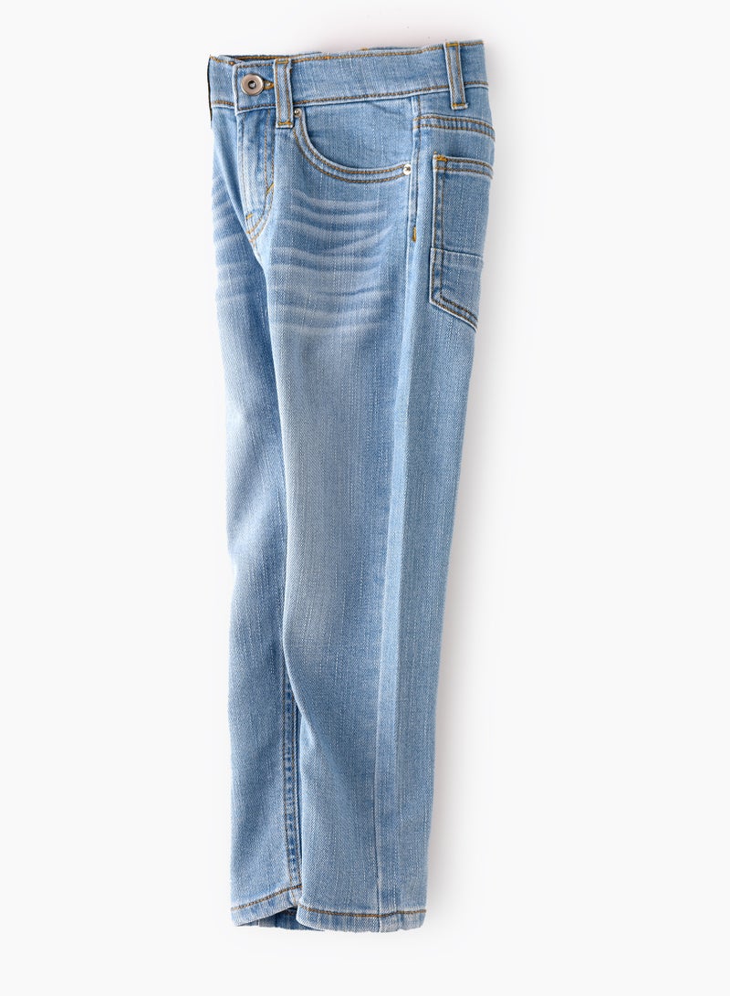 Active Adventures: Boys Stretchy Denim Jeans Comfort & Style for On-the-Go Boys