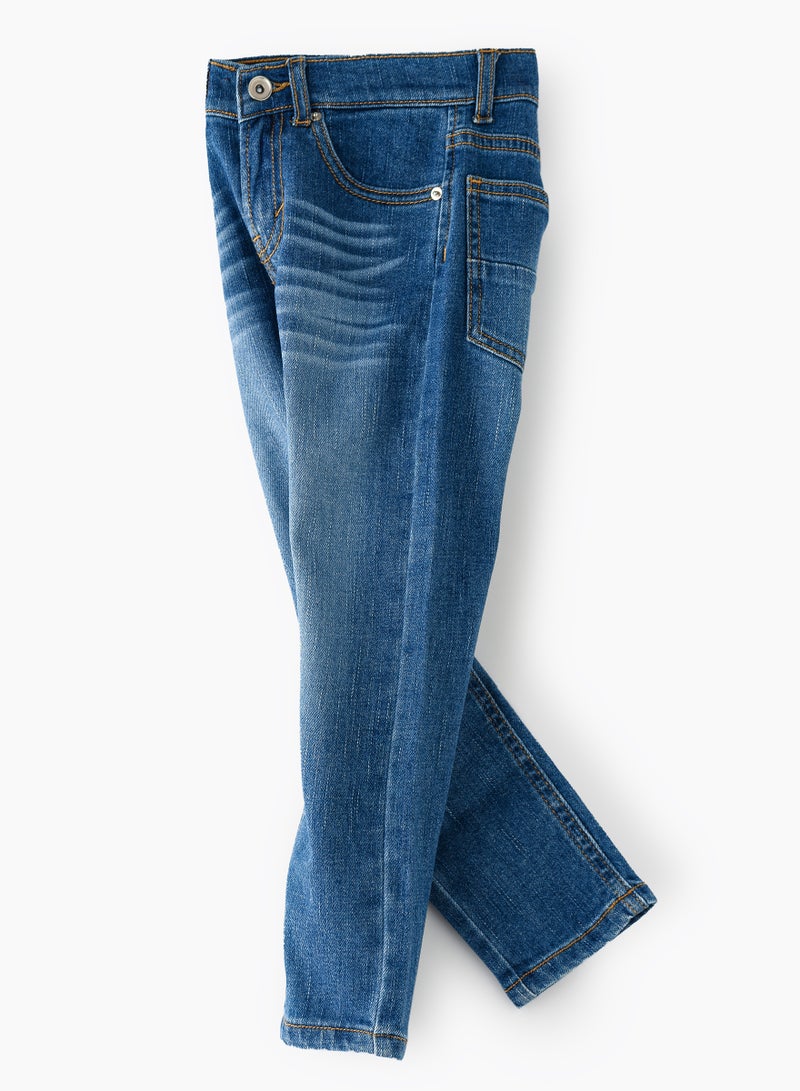 Active Adventures: Boys Stretchy Denim Jeans Comfort & Style for On-the-Go Boys