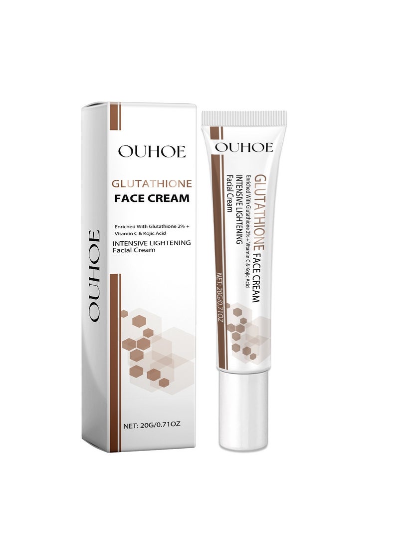 OUHOE Fading Facial Spots, Hydrating, Moisturizing and Whitening Cream 20g