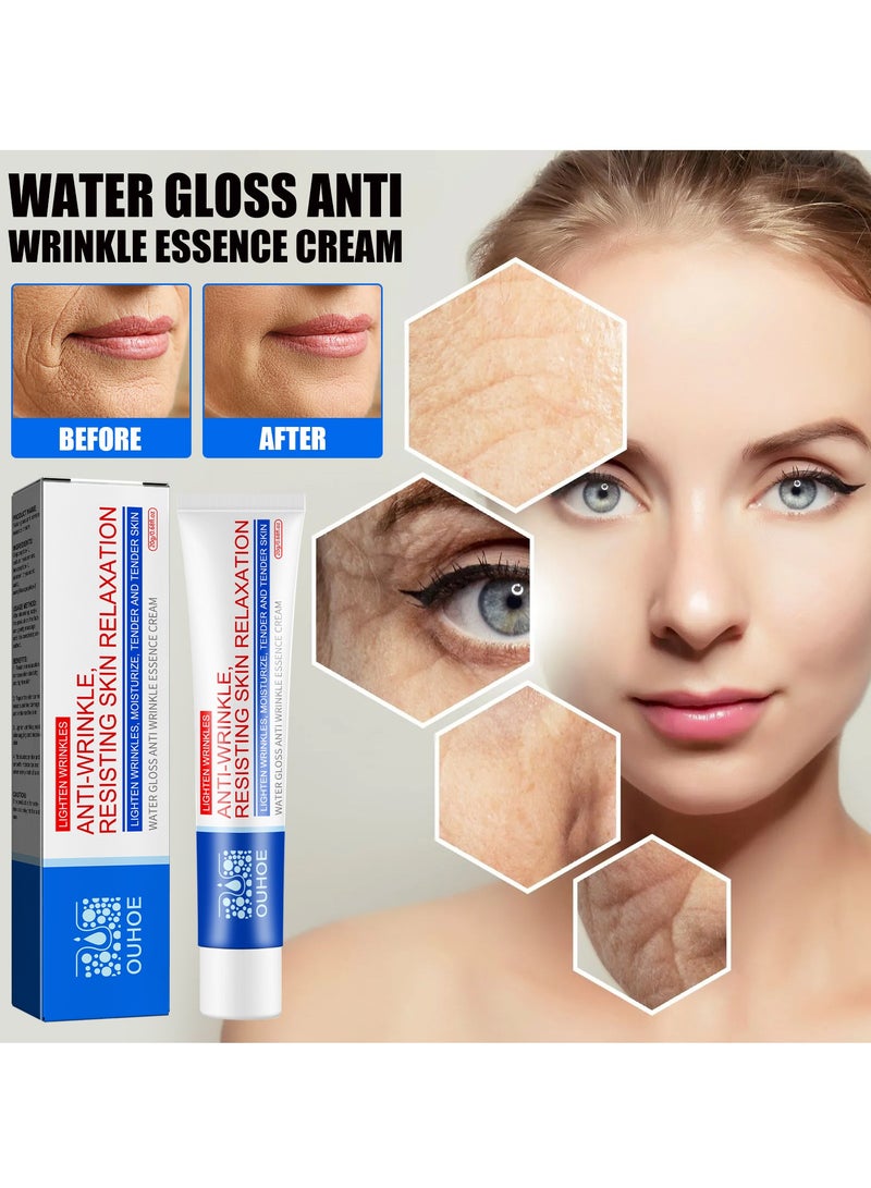 OUHOE smooth fine lines and firm skin, hydrating, moisturizing, anti-wrinkle and anti-aging essence cream 20g