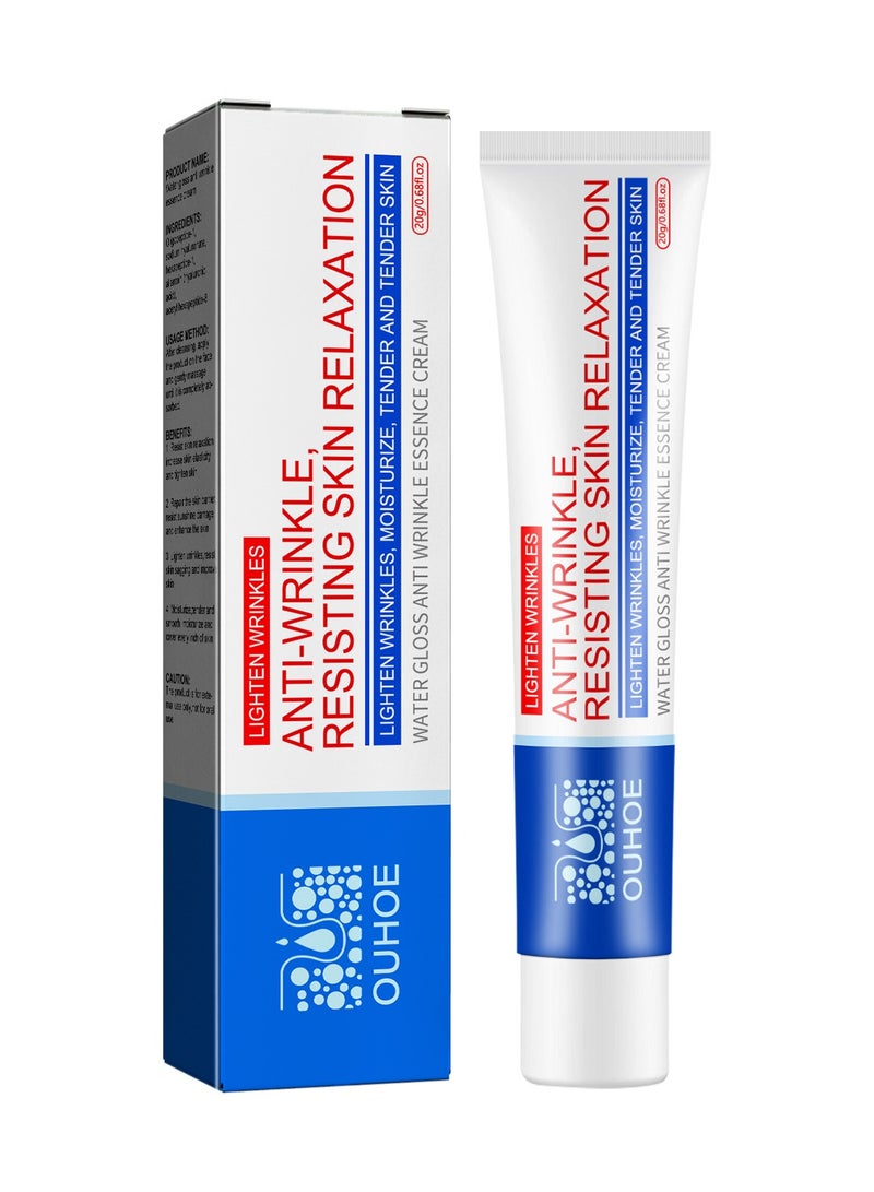 OUHOE smooth fine lines and firm skin, hydrating, moisturizing, anti-wrinkle and anti-aging essence cream 20g
