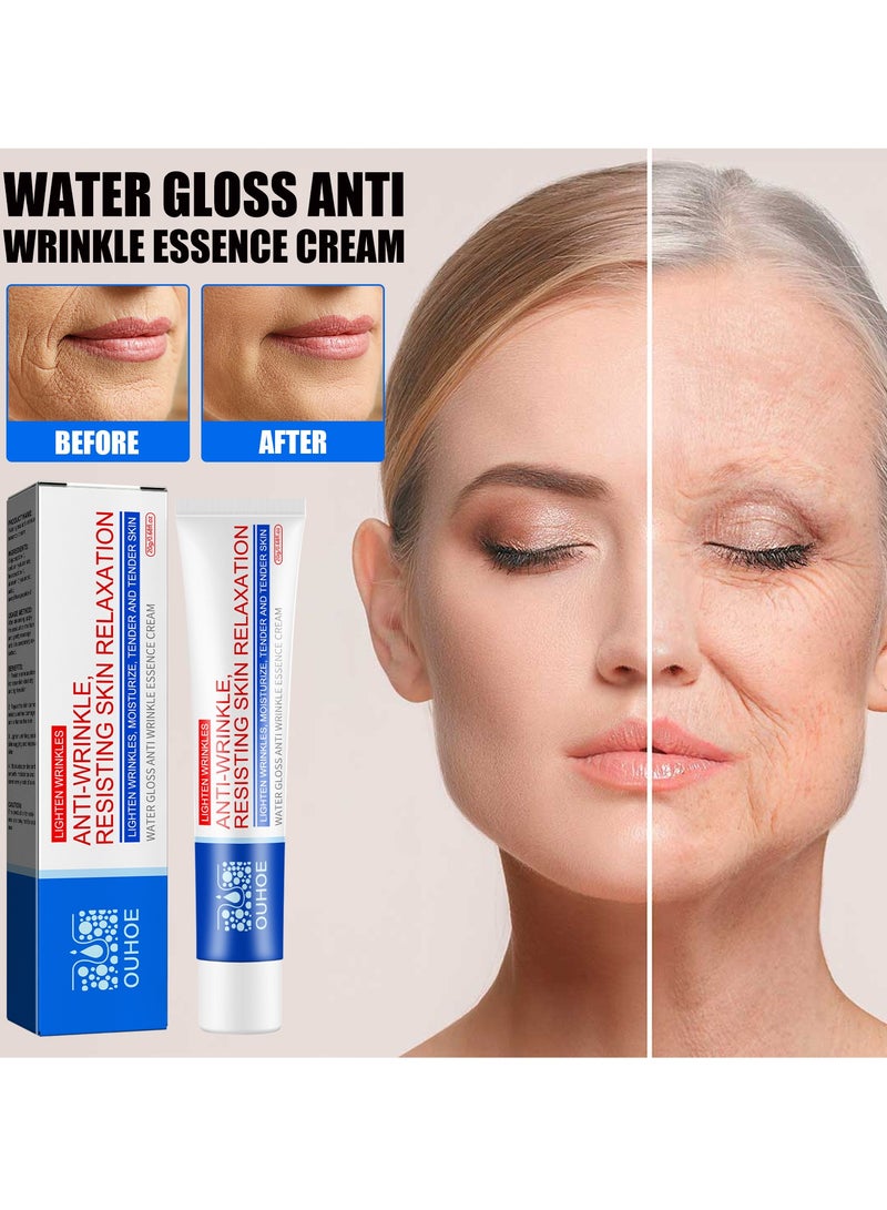 OUHOE smooth fine lines and firm skin, hydrating, moisturizing, anti-wrinkle and anti-aging essence cream 20g