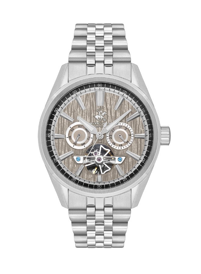 Beverly Hills Polo Club Men 's Light Brown Dial Mechanical watch - BP3632X.370