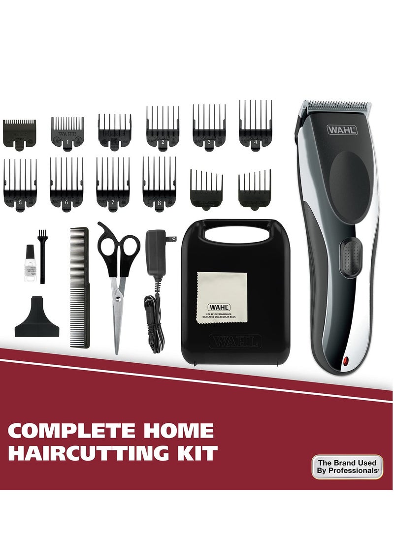 Clipper Rechargeable Cord/Cordless Haircutting & Trimming Kit For Heads, Longer Beards, & All Body Grooming - Model 79434