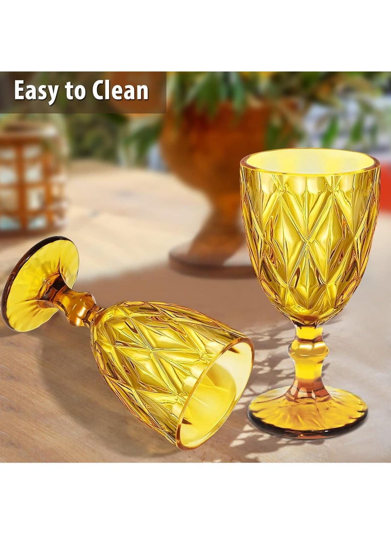 4 Piece Set Of Heat Resistant Thickened Glass Vintage Tea Cups