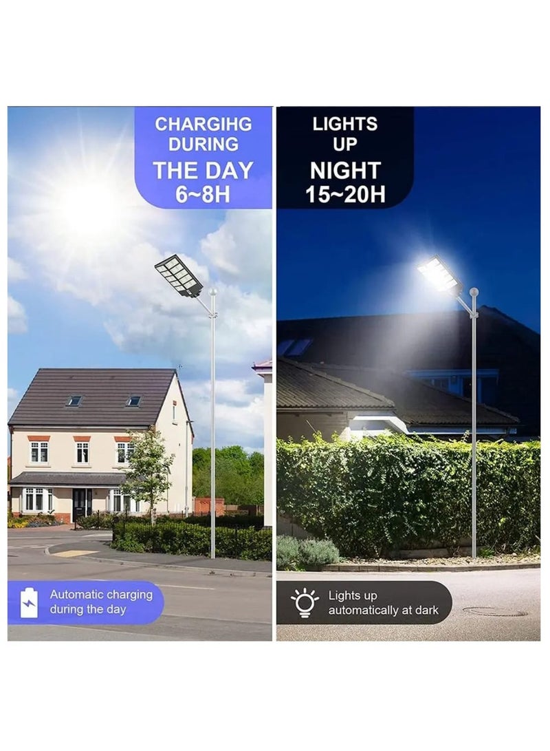 400 Watt LED Solar Street Light With 2K WiFi PTZ Camera, IP66 Waterproof, Human Detection, PIR Alarm, Color Night Vision, 20 Watt Fast charging Solar Panel, 12 to 16 Hours Backup, Lightning Protection