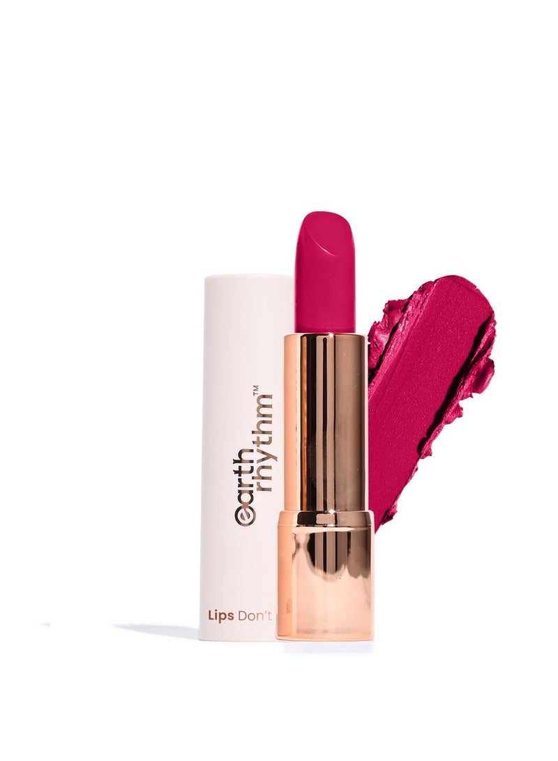 Earth Rhythm Serum Cream Lipstick With Spf 15   Rangrezi  07 Dewy Finish Chap Resistant Nourishes Lips  Non Comedogenic   Infused With Apricot Oil Rose Oil  Shea Butter 3.8 Gm