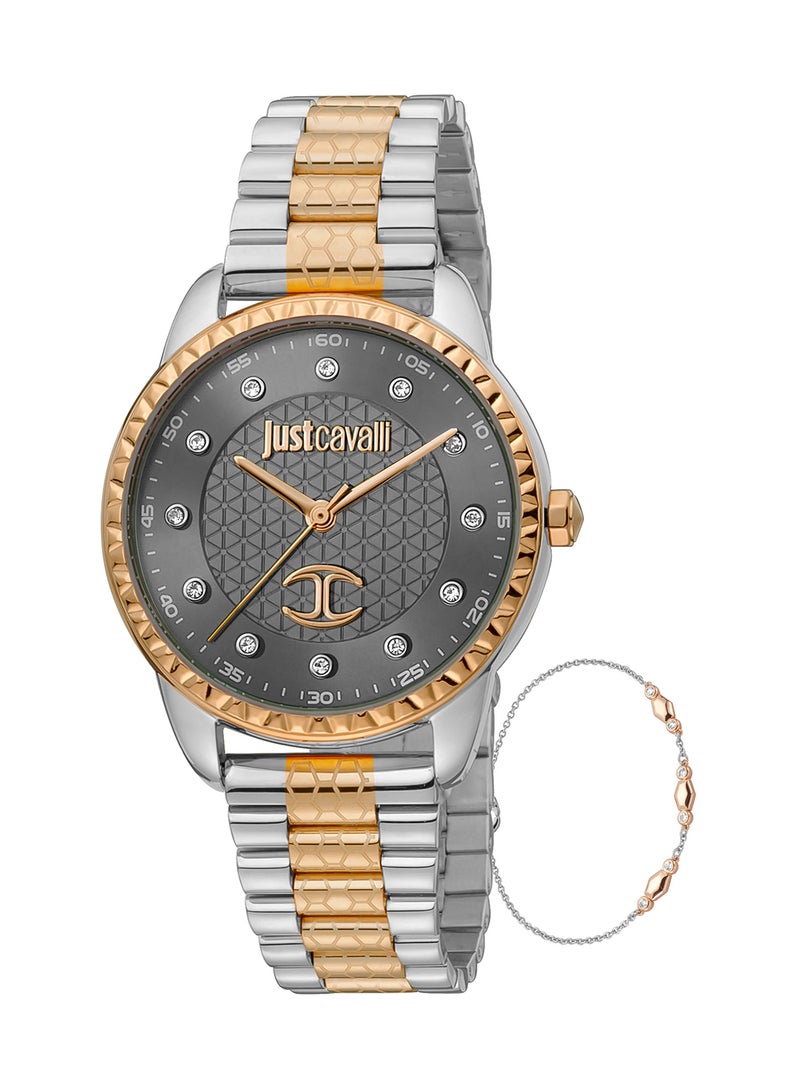 Women's Round Shape Stainless Steel Wrist Watch JC1L176M0095 - 34 Mm